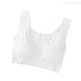 thumbnail image 2 of Lixiuxyad Sports Bras for Women Seamless Wire Sports Bra For Supportive Non Padded Yoga Bralette Comfortable Lightweight Workout Tank Top With Breathable Fabric,White, 2 of 7