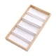 thumbnail image 2 of Exhibidor de gafas, caja organizadora apilable para exhibición de gafas para hombres 5 rejillas, 2 of 6