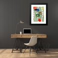 thumbnail image 4 of Watanabe Seitei 19x24 Black Modern Framed Museum Art Print Titled - Illustration of Japanese Motifs, 4 of 5