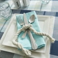thumbnail image 4 of Contemporary Home Living 72" Navy and Denim Blue Rectangular Plaid Table Runner, 4 of 8