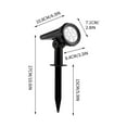 thumbnail image 7 of Solar Spotlights Outdoor Waterproof, Solar Uplights Outdoor, Solar Landscape Spotlights, Solar Powered Spot Lights for Trees, Flag, Garden, Pond, Pathway, Pool Area, 7 of 7