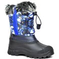 thumbnail image 5 of BURUDANI Kids Boys Girls Warm Snow Boots Insulated Waterproof Winter Ski Boots KSNOW BLUE/MULTI Size 10, 5 of 5