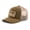 Olive, variant on Striper Trucker Hat, Light Brown