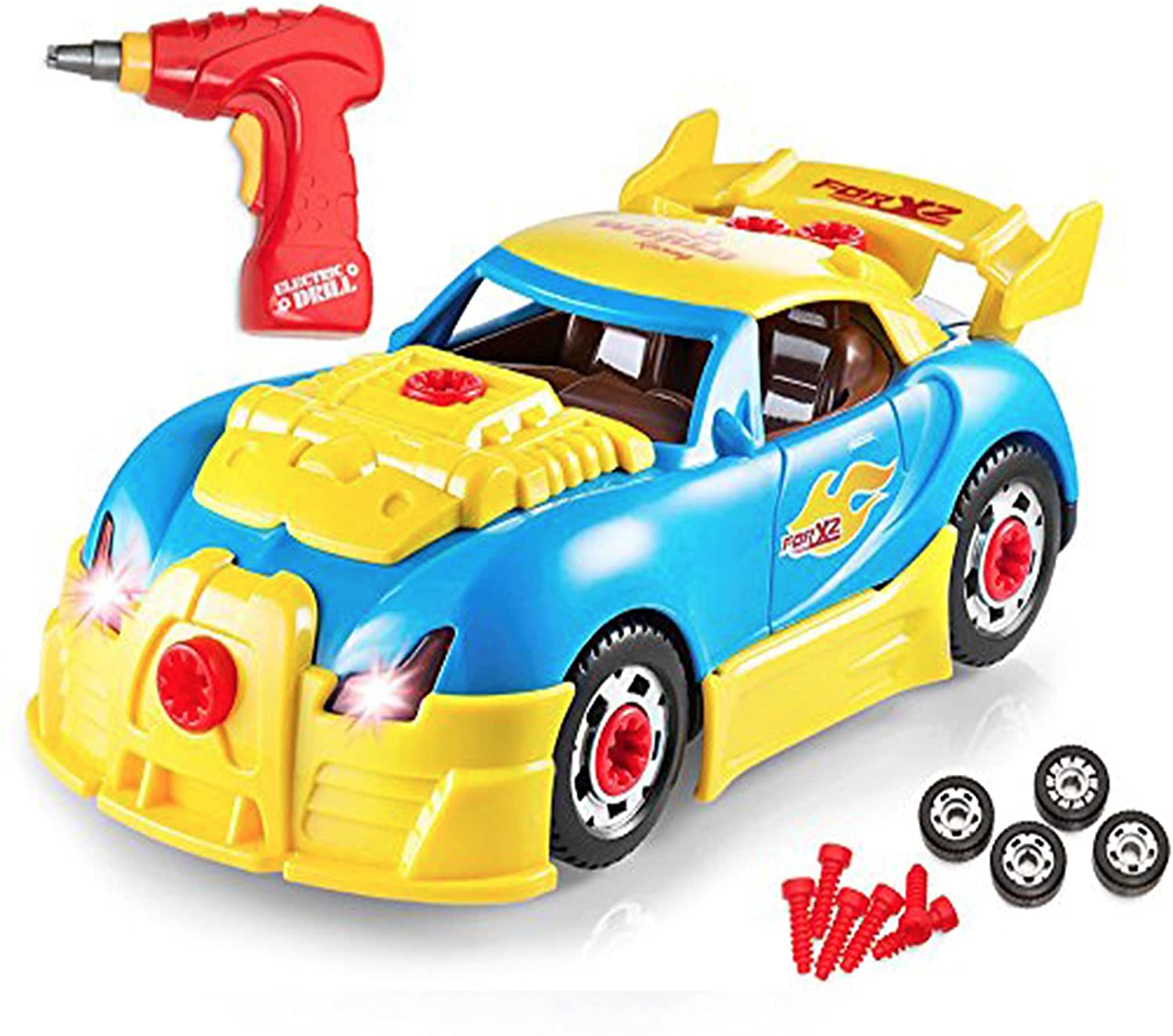 Take Apart Racing Car Toys Build Your Own Toy Car with 30 Piece