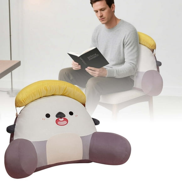 Cute Lumbar Pillow Soft Back Support Cushion For Pregnancy Chair Sofa Bed & Car Comfort For Lower Back & Waist Driving Cushion for Short Drivers Seat Cushion Back Travel Cushion Airplane Jell Seat