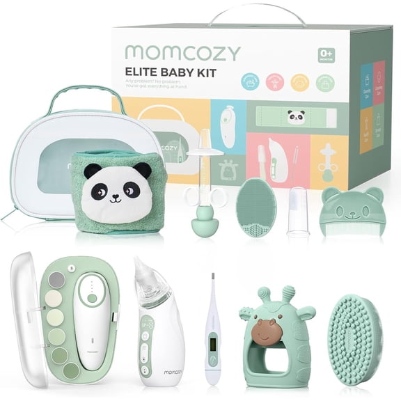 Momcozy Elite Kit de Lujo para el Cuidado del Bebé, Set Premium para Baby Shower, Ideal para Recién Nacidos