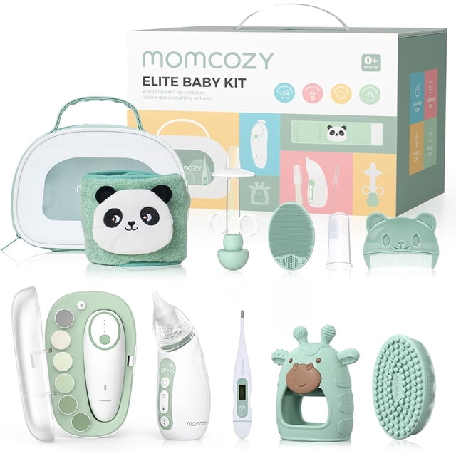 Momcozy Elite Kit de Lujo para el Cuidado del Bebé, Set Premium para Baby Shower, Ideal para Recién Nacidos