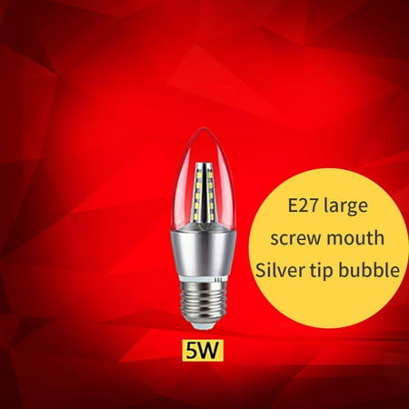 

led candle bulb chandelier led light source e14 small screw bulb E31 big mouth bubble pull tail