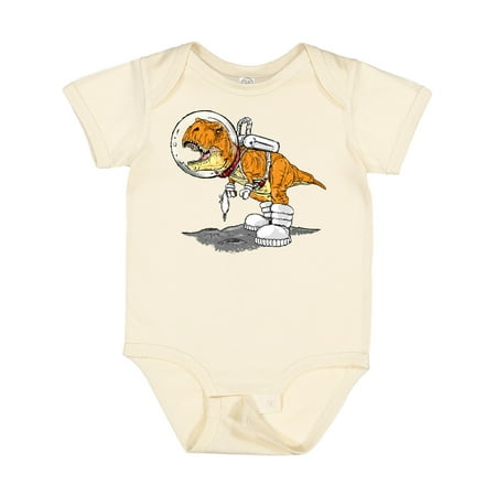 

Inktastic Science Fiction Day Astronaut Dinosaur Gift Baby Boy or Baby Girl Bodysuit