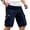 Navy, variant on FRSASU Men's Cargo Shorts Drawstring Stretch Elastic Waist Casual Work Short with Multi Pockets Navy