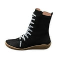 thumbnail image 1 of Kcodviy Bottes à la Cheville Rétro Cheville Femmes Mi-Shorts Léopard Femmes pour Femmes Mi Femmes Bottes Bottes Épaisses Femmes Mi Mi-Mollet Chaussures Bottes Femmes Femmes Mi-Bottes, 1 of 7