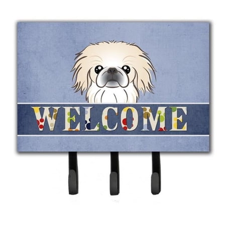 Carolines Treasures BB1407TH68 Pekingese Welcome Leash & Key Holder
