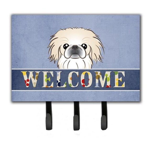 Carolines Treasures BB1407TH68 Pekingese Welcome Leash & Key Holder