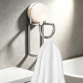 thumbnail image 5 of Suction Cup Wall Mount Hook, Heavy Duty Stainless Steel Multifunctional Hanger, Removable Reusable Holder, Waterproof Bathroom Hook for Tile, Glass and Smooth Wall Surfaces, 5 of 7