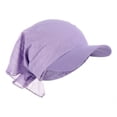 thumbnail image 2 of Pañuelo tipo bandana para mujer, gorro, cubierta para la cabeza a la moda, bufanda para ciclismo, fiestas y actividades al aire libre. Morado claro, 2 of 9