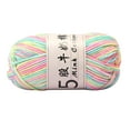 thumbnail image 7 of Djunllk Soft Cotton Yarn for Crocheting, 1.8oz/52g Premium Crochet Yarn Gradient Dyeing Knitting Yarn for DIY Crafts, Clothes, Handmade Toys Home Decor, Machine Wash Bulk Yarn Gifts for Women, 7 of 7