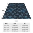 thumbnail image 3 of Bingfone Dandelions Print Flannel Fleece Blanket Throw Blanket for Bed,Sofa,Couch,Travel,Camping(40"x30" ), 3 of 8
