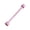 Pink, variant on Coiled Keyboard Cable Protections Rod Cable Weight Rod Stainlessly Steel Aviation Connector Fixed Rod 15cm