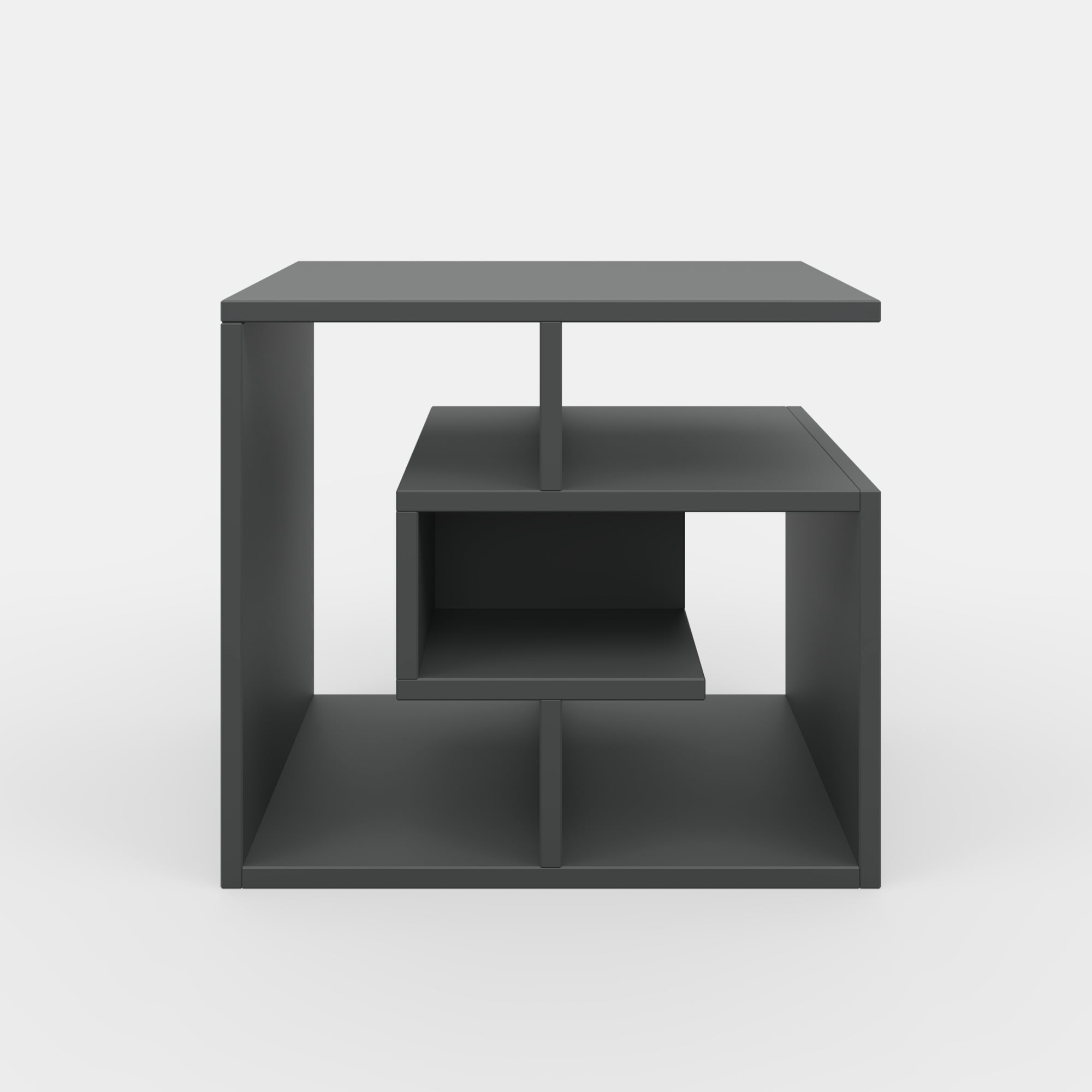 Ada Home Decor Modern Side Table, Anthracite