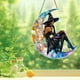 thumbnail image 4 of Witch With Crystal Pendant Acrylic Wall Hanging Home Decoration, 4 of 7