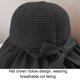 thumbnail image 4 of Sombrero de pescador para mujer, protección solar UV, transpirable, ala ancha, lazo desmontable, sombrero de pescador, sombrero para el sol para mujer, protección UV, 4 of 5