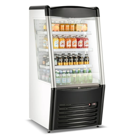29 in. Open Air Curtain Merchandiser Refrigerator Cooler Display 8.6 Cu.Ft. NSF Certified