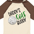 thumbnail image 4 of Inktastic Daddy's Golf Buddy with Golf Ball Boys or Girls Long Sleeve Baby Bodysuit, 4 of 5