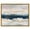 Gold Frame, variant on Indigo Tides Canvas Print Blue Art by Art Remedy, Gallery Wrapped, 20 x 16