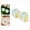 Opalescent White, variant on 2-Piece Natural Crystal Mahjong Dice Set, 0.63in 6-Sided Dice with Gold Pips for Mahjong, Tabletop Games & Game Night