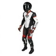 thumbnail image 3 of Cortech Apex RR 1-Pc Mens Leather Motorcycle Suit Red/White/Black XXL, 3 of 4