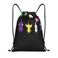 thumbnail image 1 of Zufioo Sac de Sport Imprimé Pikmin Sac de Gym à Ficelle Lavable en Machine Sac à Dos à Ficelle Robuste pour Hommes Femmes-Petit, 1 of 6