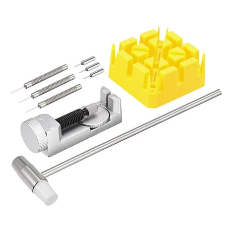 

Uxcell Watch Band Link Pin Remover Hammer Punch Pins Yellow Strap Holder Watch Repair