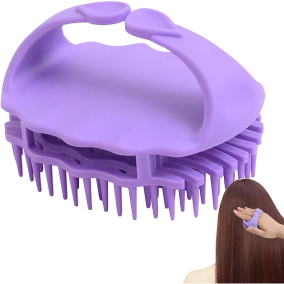 Scalp Brush, Scalp Massager | Shower Head Scrubber | Ergonomic Scalp Scrubber with Handle, Soft Bristles for Relaxing Head
