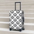 thumbnail image 2 of Lsque Happy Soccer Printed Luggage Cover, Travel Luggage Protector,Scratch and Dirt Resistant, Fits 18-32 Inch Luggage - Small, 2 of 9