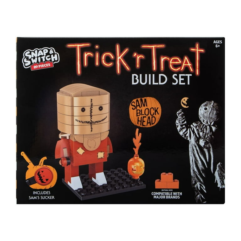Trick 'r Treat - Sam Block Figure Snap Switch Set - Walmart.com