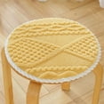 thumbnail image 6 of Round Chair Seat Cushion Pad Non-Slip | Thick Plush Sponge | 12" Round Pad for Dining, Tea Chair, Stool | Polyester, Soft, No Pilling or Fading | Washable, Multi-Color, Durable Quality, Home Decor, 6 of 6