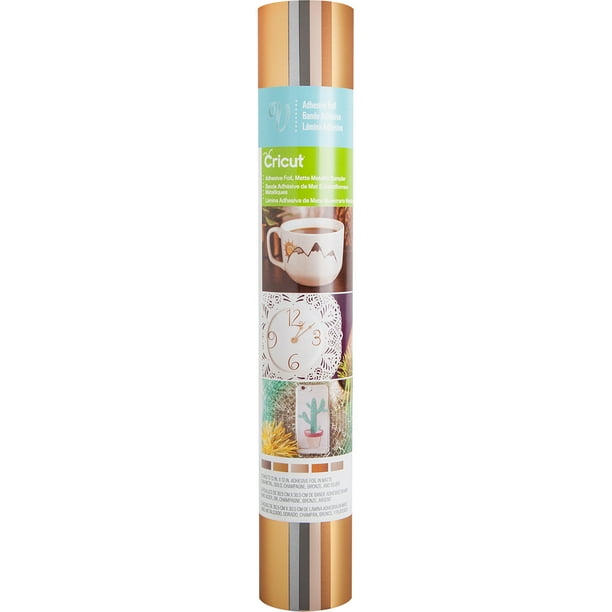 Cricut 12" x 12" Metallic Sampler Adhesive Foil, 1 Each