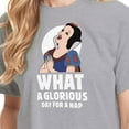 thumbnail image 3 of Disney Princess - Snow White Nap - Juniors Cropped Cotton Blend T-Shirt, 3 of 5