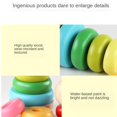thumbnail image 4 of Juguete de apilamiento de de para Los mejores regalos de cumple para de 3 Niño Juguetes de niño Rainbow Juguete de apilamiento de Apilador perfke Anillos apilables Rainbow Tower, 4 of 9