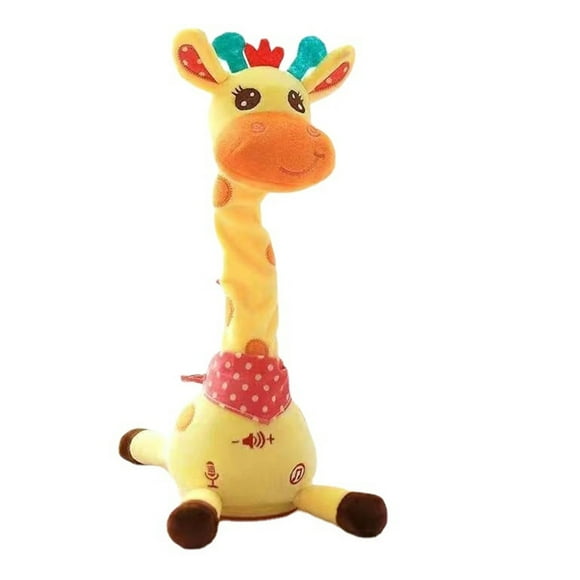 Giraffe Stuffed Animal Baby Toys 6 To 12 Months Giraffe Toys Singing 10 Children's Songs Dancing Giraffe Light Up Toys What You Say Giraffe For Toddlers 13 Years Old