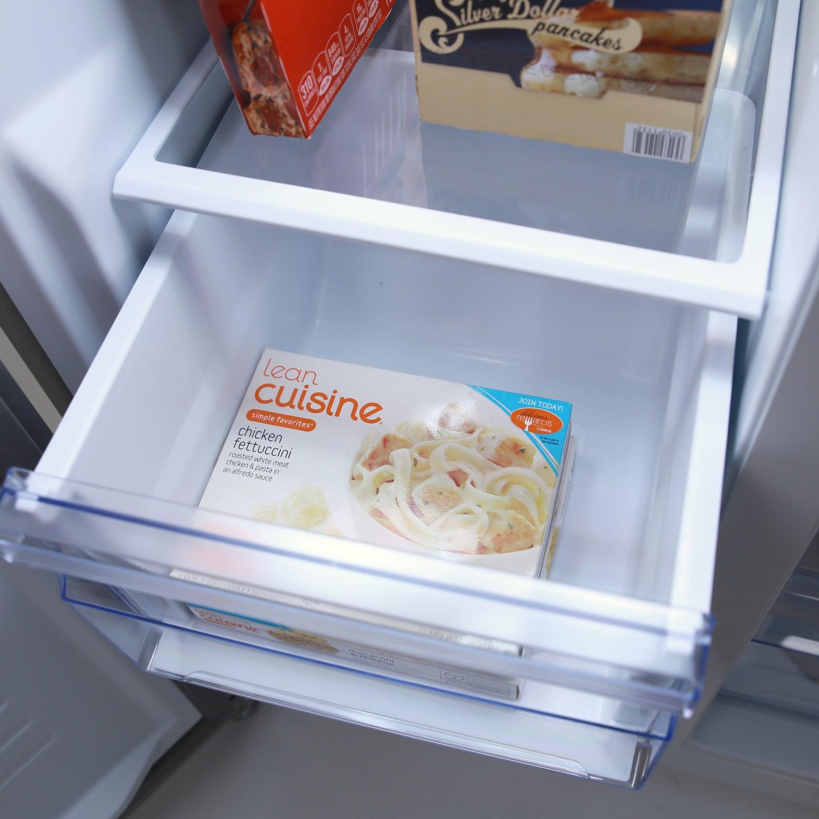 AVANTI FFS157L3S side by side freestanding refrigerator
