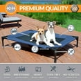 thumbnail image 3 of K&H Pet Products Original Pet Cot Elevated Dog Bed Blue/Black Mesh Medium 32 X 25 X 7 Inches, 3 of 10