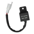 thumbnail image 1 of LLC 2 Pin LED Flasher Relay with Cable Motorcycle Turn Signal Light Relay Module 150W 12V DC, 1 of 9