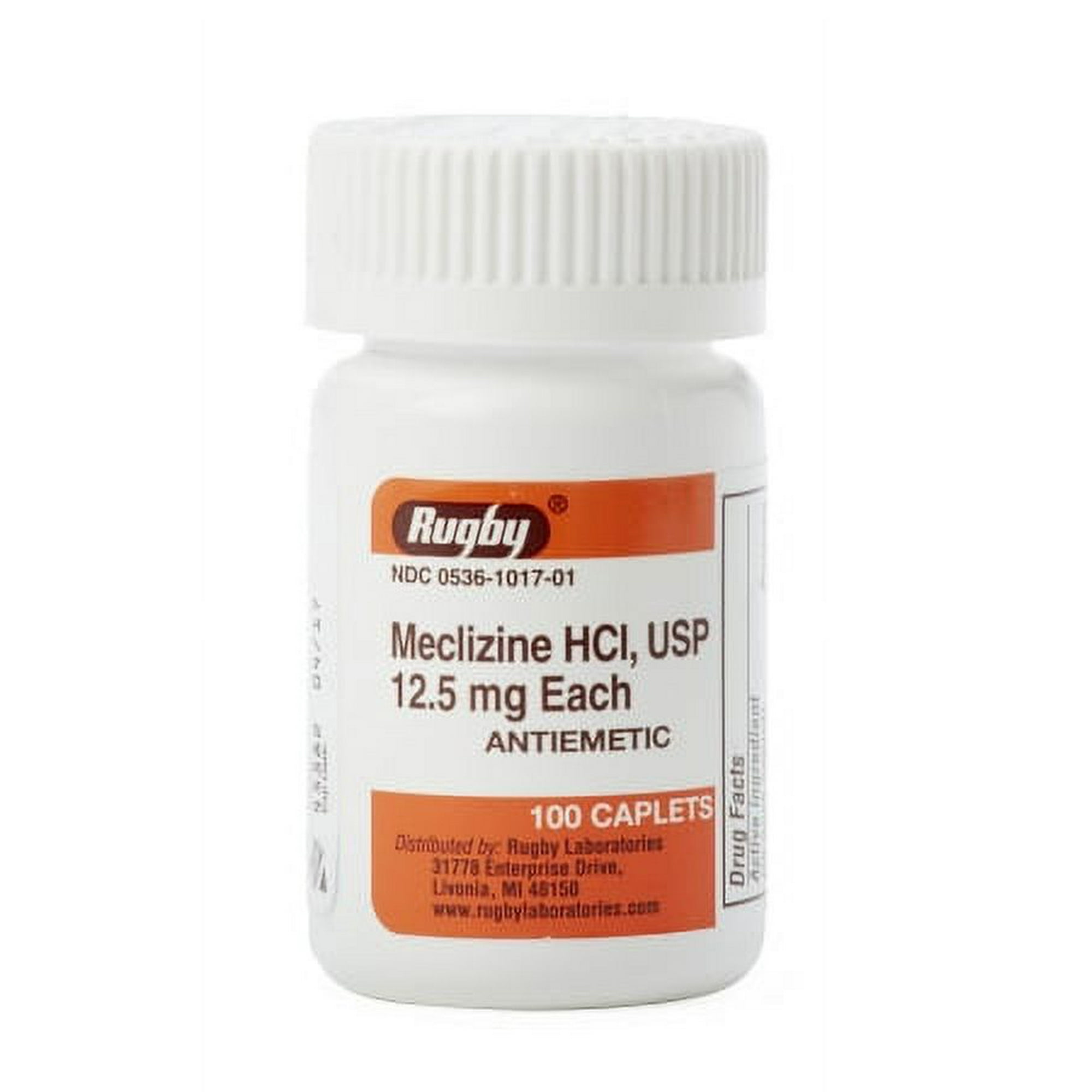 Major Pharmaceuticals Meclizine 12.5MG - Bottle of 100 Tablets