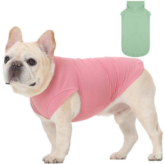 ROZKITCH Pet Clothing Basic Blank T-Shirt Tee Shirts for Large Dogs,Soft Cotton Dog T-Shirt,All Seasons Dog Vest Blouse