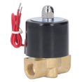 thumbnail image 1 of Válvula de solenoide eléctrica de latón, rosca hembra, válvula de solenoide normalmente cerrada de flujo de 1 vía para aceite de agua AC220V, 1 of 8