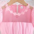 thumbnail image 6 of Avrntaa Toddler Girls Tulle Dress Puff Short Sleeve A-Line Flowy Dress Casual Party Dresses 4-8Y, 6 of 8