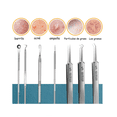 thumbnail image 3 of Kit 9 Herramientas Para Remover Puntos Negros Espinillas Belug Plateado, 3 of 4