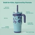 thumbnail image 4 of Reduce Insulated Stainless Steel 2pk Coldee Mug with Lid and Spill-Proof Straw, Shark Trucks, 18 oz, 4 of 6