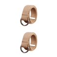 thumbnail image 4 of Guardurnaity Cinturón de cintura Hombres Mujeres Exquisito Anti-óxido Doble anillo Recortable Ajustable Transpirable Jeans Cinturones Cintura Caqui 2piezas, 4 of 6